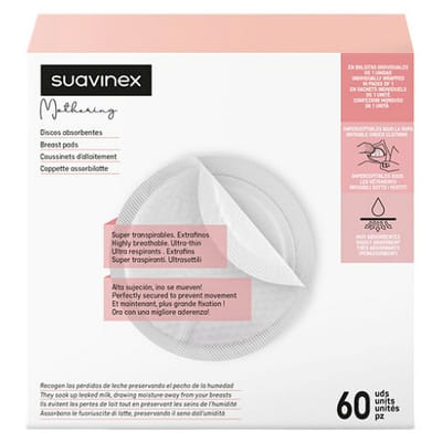 Suavinex Coussinets d'Allaitement 60 Unités, Vue principale