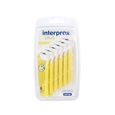Interprox Plus Mini Brossettes Interdentaires Jaune 6 pièces, Vue principale