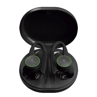 Ksix BXAUBT04 écouteur/casque Sans fil Crochets auriculaires, Ecouteurs Appels/Musique Bluetooth Noir