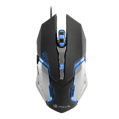 NGS GMX-100 souris Ambidextre USB Type-A Optique 2400 DPI