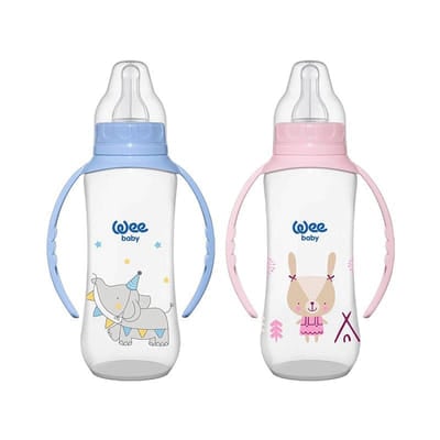 WEE BABY CLASSIC PP BIBERON AVEC ANSES 6-18M 270ML 745-F, Vue principale