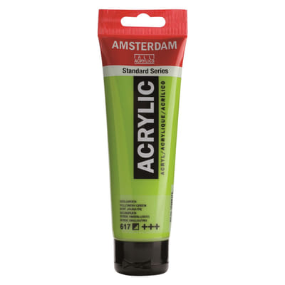 AMSTERDAM Peinture acrylique 120ml 17096172 jaune/vert, Vue principale