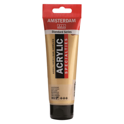 AMSTERDAM Peinture acrylique 120ml 17098022 or, Vue principale