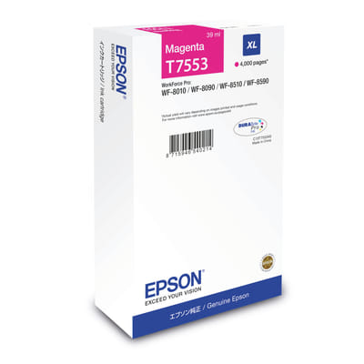 Epson Encre Magenta XL (4 000 p), Vue principale