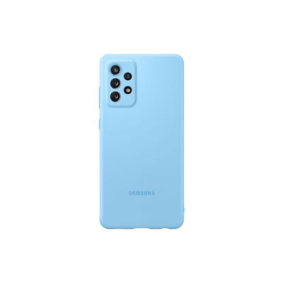 Samsung A72 Silicone Cover Blue coque de protection pour téléphones portables 17 cm (6.7") Housse Bleu, Vue principale