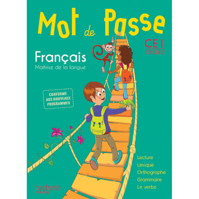 ISBN Mot de Passe Français CE1 - Livre élève - Ed. 2016, Vue principale