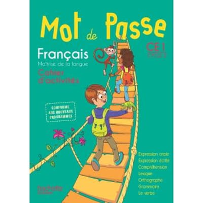 ISBN Mot de Passe Français CE1 - Cahier élève - Ed. 2016, Vue principale