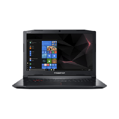 Acer Predator Helios 300 PH317-52-75DB i7-8750H Ordinateur portable 43,9 cm (17.3") Full HD Intel® Core™ i7 8 Go DDR4-SDRAM 1,13 To HDD+SSD NVIDIA® GeForce® GTX 1050 Ti Wi-Fi 5 (802.11ac) Windows 10 Home Noir, Rouge