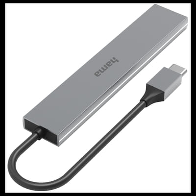 Adaptateur USB-C Hub 5Gb/s Multifonctions Hama, Vue principale