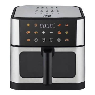 AIR FRYER SONIFER 10Litres / Noir et Silver/ SF-1042, Vue principale