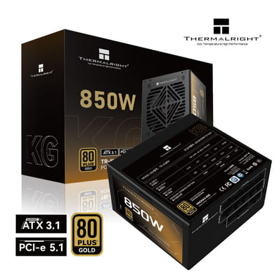 Alimentation ATX Thermalright KG - 850W / Noir, Vue principale