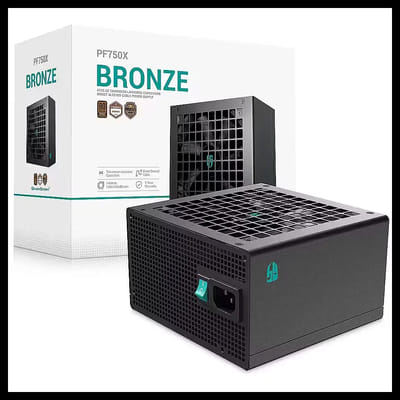 Alimentation DeepCool GamerStorm PF750X 80 + | Bronze | 750W | Noir, Vue principale
