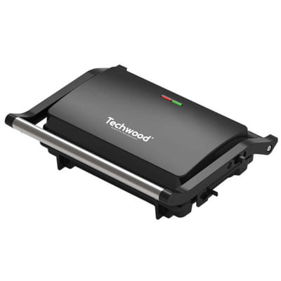 Appareil à Panini & Grill Techwood TPG-1000 1000W Noir, Vue principale