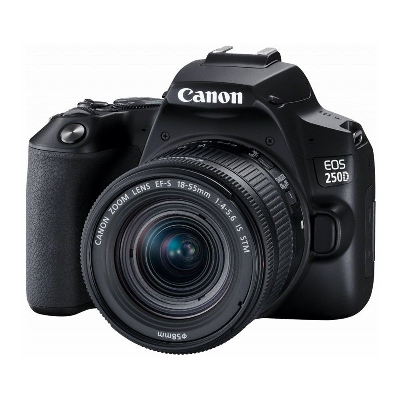 Appareil Photo Reflex Canon EOS 250D + Objectif EF-S 18-55mm f/4-5.6 IS STM