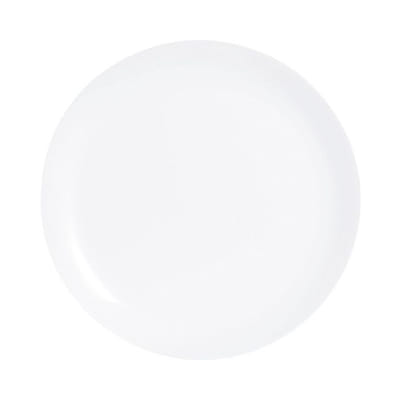 Assiette Plate LUMINARC Diwali 25 cm - Blanc