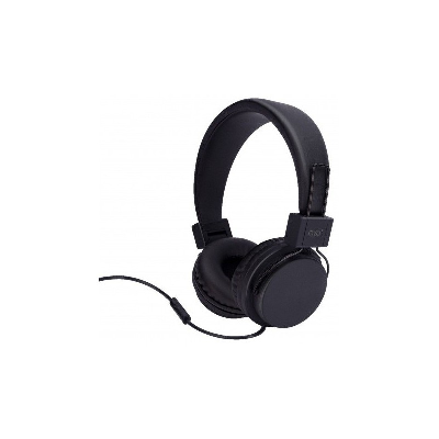 AVO+ Stereo On-Ear Headphones with mic black
