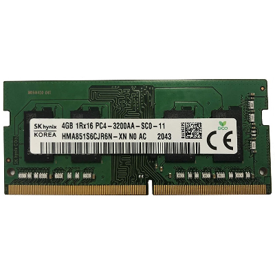 Barette Mémoire SK Hynix 4Go DDR4 3200MHz PC4-25600