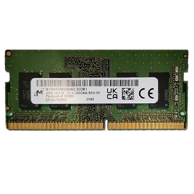 Barrette Mémoire MICRON 4Go DDR4 3200AA Pour PC Portable (MTA4ATF51264HZ-3G2R1)