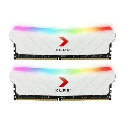 Barrette Mémoire PNY XLR8 Gaming RGB 16Go DDR4 3600 MHz - Blanc, Vue principale