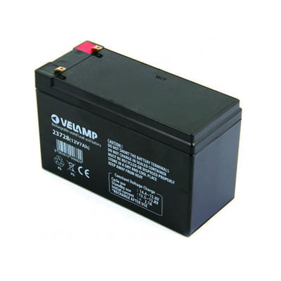 Batterie Au Plomb Rechargeable VELAMP 12V 7ah, Vue principale