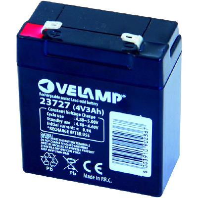 Batterie Au Plomb Rechargeable VELAMP 4V/3AH