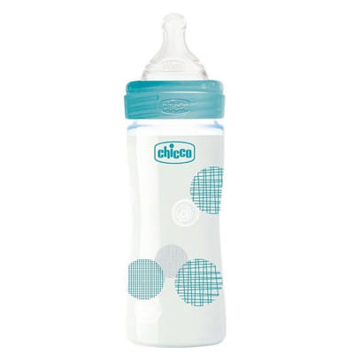 Biberon CHICCO Anti-Coliques Bleu- 240ml, Vue principale