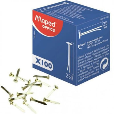 Boîte De 100 Attache Parisienne MAPED 40 mm(33040), Vue principale