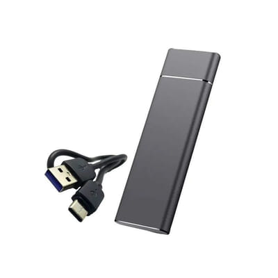 Boîtier Externé M.2 NVMe Noir pour Disque Dur SSD, Vue principale