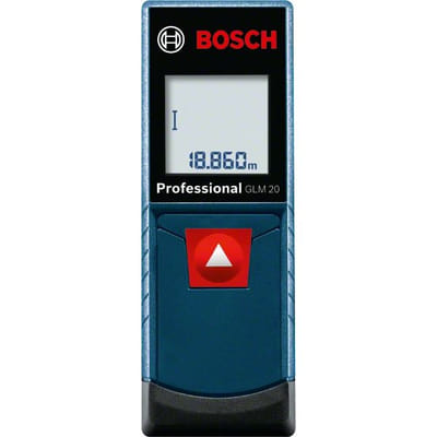 Bosch GLM 20 Professional Mètre laser portable Noir, Bleu, Rouge 20 m, Vue principale