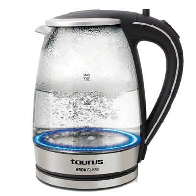 Taurus Aroa bouilloire 1,8 L 2200 W Transparent, Vue principale