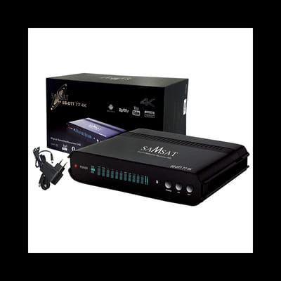 Box Android SAMSAT SS-OTT 77 4K, Vue principale