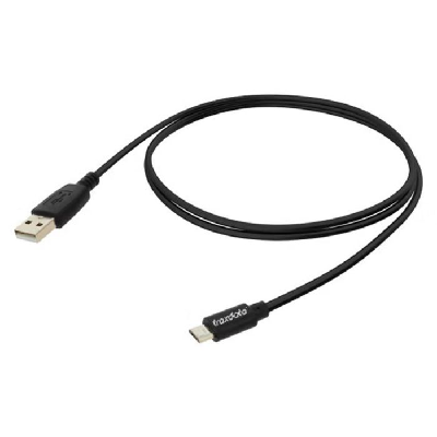 Câble Chargeur TRAXDATA M16 Charge Rapide USB Vers Type-C - Noir
