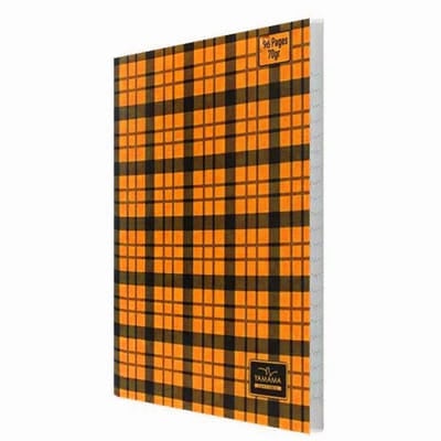 Cahier piqué YAMAMA 96 Pages à carreaux 17 x 22 cm 70 Gr Orange, Vue principale