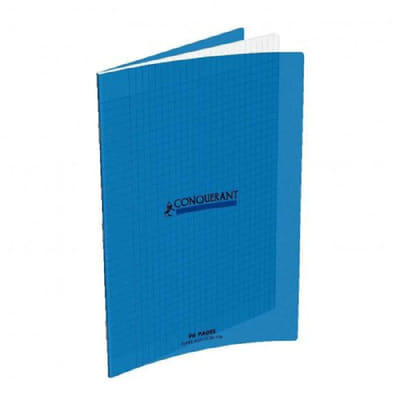 Cahier Piqûre CONQUERANT 96 Pages 90 Gr Seyès 21x29.7 cm - Bleu, Vue principale
