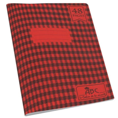 Cahier Super ABC 48 Pages 60Gr Rouge, Vue principale