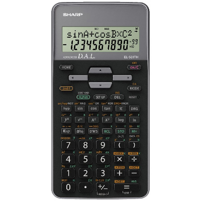 Calculatrice Scientifique en Blister SHARP EL-531THB-GY - Gris