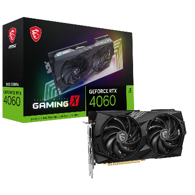Carte Graphique Gamer MSI GeForce RTX 4060 Gaming X 8Go