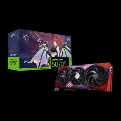 Carte graphique MSI GeForce RTX 5070 Ti MLG EDITION OC / 16 Go GDDR7, Vue principale