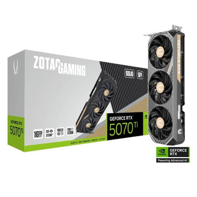 Carte Graphique ZOTAC Gaming GeForce RTX 5070 Ti SOLID SFF, Vue principale