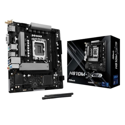 Carte Mère ASROCK H810M-X Wi-Fi, Vue principale