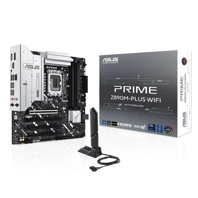 Carte Mère Asus Prime Z890M-PLUS WIFI Intel LGA 1851 DDR5, Vue principale