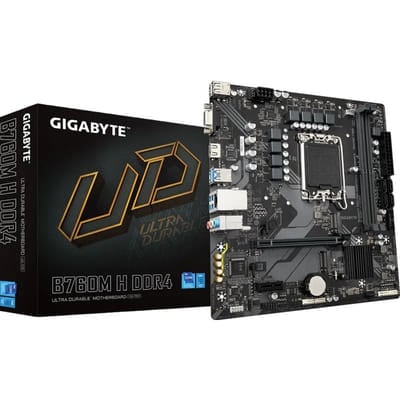Carte Mère GIGABYTE B760M H DDR4, Vue principale