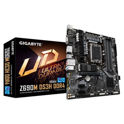 Carte Mère Gigabyte Z690M DS3H DDR4 LGA 1700, Vue principale