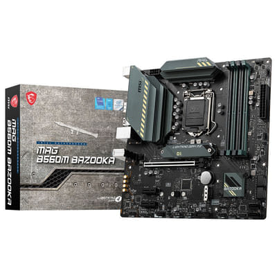 Carte mère MSI MAG B560M BAZOOKA, Vue principale