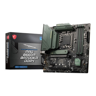 Carte mère MSI MAG B660M BAZOOKA DDR4, Vue principale