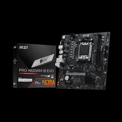 Carte mère MSI PRO A620AM-B EVO / mATX / DDR5, Vue principale
