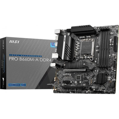 Carte mère MSI PRO B660M-A DDR4, Vue principale