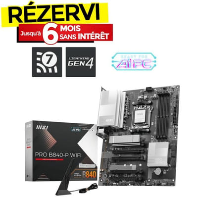 Carte Mère MSI PRO B840-P WIFI, Vue principale