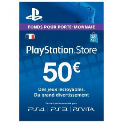 Carte PlayStation Store PS4 - 50 Euro
