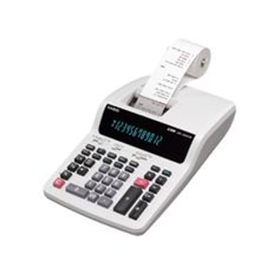 Casio DR-120TM calculatrice Bureau Calculatrice imprimante Blanc, Vue principale